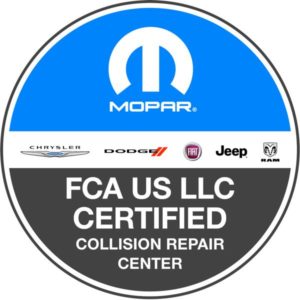 FCA certified collision repair logo