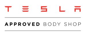 tesla approved body shop logo